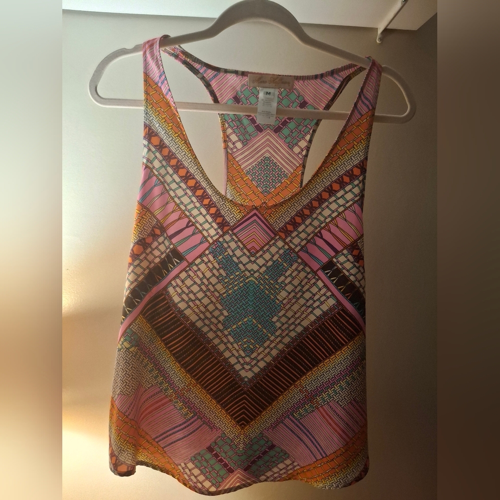 Mara Hoffman Multicolor Geometric Pattern Top - Picture 4 of 4